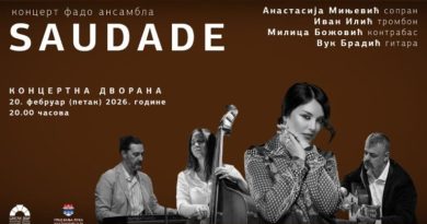 Koncert fado ansambla „Saudade“ 20. februara u Banskom dvoru !