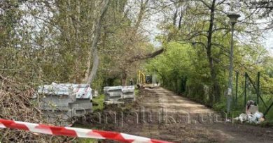 Radovi na uređenju šetališta uz Vrbas !