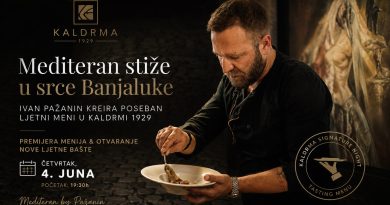 Mediteran stiže u srce Banjaluke: Ivan Pažanin kreira poseban ljetni meni u Kaldrmi !