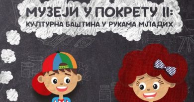 Počinje projekat Muzeji u pokretu II: Kulturna baština u rukama mladih !