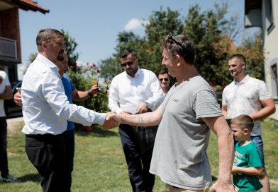 Slavenko Ristić posjetio pripadnika Garde Šekovići Juroša Čabrića