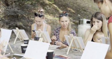 Radionica slikanja kafom na obali Vrbasa polako postaje tradicija